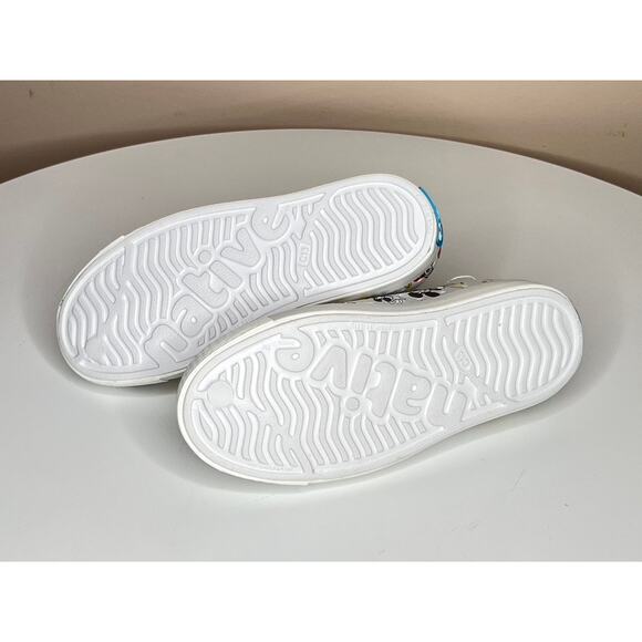 NWT Native x Disney White Jefferson Mickey Mouse Slip On Shoes Childs C13 - Picture 7 of 9